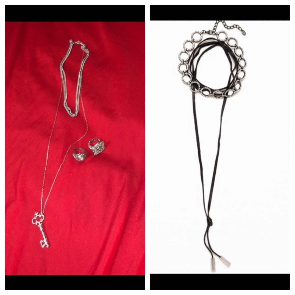 NOT FOR SALE Zara Silver Jewelry Set Sold to @diane_tedesco